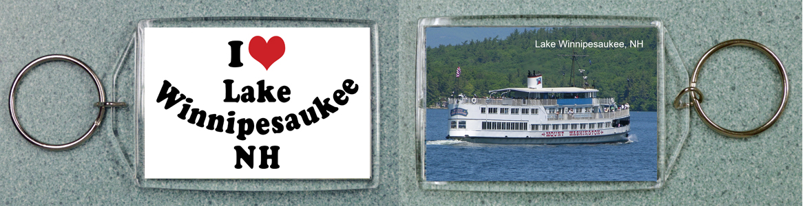 I Love Lake Winnipesaukee Key Ring